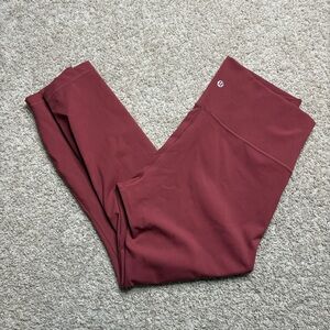 lululemon athletica Burgundy Leggings